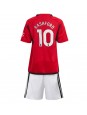 Manchester United Marcus Rashford #10 Replika Hemmakläder Barn 2023-24 Kortärmad (+ byxor)
